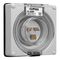 Clipsal - 56 Series, Socket Appliance Inlet, Ip56 3 PIN Less Enclosure - Grey
