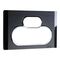 Saturn Series, Cover Socket Outlet, Twin switched, Horizontal - Espresso Black