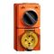 Clipsal - 56 Series, Switched Socket Outlet, 500V, 32A, 4 Round PIN, IP66, 3 Pole, 32A - Resistant White Electric