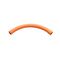 Clipsal - Cable Management, Conduit Bend, Large Sweep, 90Deg, PVC, 40mm - Electric Orange