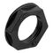 Clipsal - Cable Management, Hexagonal Lock Nut, Nylon, 32mm - Black
