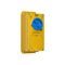 Metal Clad, Switched Socket Outlet Combination, 2 Gang, 250V, 1 Pole, 3 Flat Pins