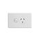 Classic C2000 Series, Single Switch Socket Outlet, Classic, 250V, 10A - Red
