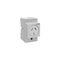 Clipsal - Max 4, Socket outlet, DIN Mounted 20 A 250 V 3 pin 2.5 module double pole