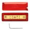 Clipsal - Max 4, Maxi Active link, 370 A 500 V 7 hole with cover front wiring Red