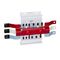 Acti9, MSC Chassis 3PH, 400A, Hybrid 18/27mm for MCB & RCBO 12 poles, Dual Feed