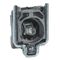 Harmony XB4, Light block with body fixing collar, metal, red, integral LED, 24V AC DC, 1NO+1NC