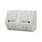 WPGPO2N - 10A W/P Double Socket - Neon - WPGPO2N - WPGPO2N