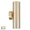 Tivah Solid Brass TRI Colour Up & Down Wall Pillar Lights