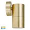 Tivah Solid Brass TRI Colour Fixed Down Wall Pillar Lights