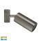 Piaz Stainless Steel TRI Colour Single Adjustable LED Wall Pillar Light