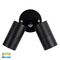 Tivah Aluminium Black TRI Colour Double Adjustable Spot Lights with Sensor