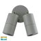 Tivah Silver TRI Colour Double Adjustable Wall Pillar Lights