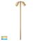Tivah Solid Brass TRI Colour Double Adjustable LED Bollard Spike Light
