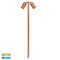 Tivah Solid Copper TRI Colour Double Adjustable LED Bollard Spike Light