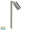 Tivah 316 Stainless Steel TRI Colour Single Adjustable LED Spike Light