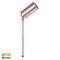 Eden Solid Copper TRI Colour LED Garden Spike Light