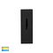 Paso Black Recessed LED Step Light