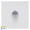 Reces White Square TRI Colour Recessed LED Step Light