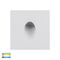 Mini Reces White Square TRI Colour Recessed LED Step Light
