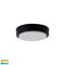 Liptor Black 10w Ceiling Mounted LED Oyster
