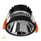 Gleam Black with Chrome Insert Fixed Dim to Warm LED Downlight