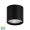 Nella Black 7w Surface Mounted LED Downlight