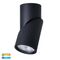 Nella Black 24w Surface Mounted Rotatable LED Downlight