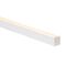 White Deep Square Aluminium Profile