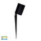Oasis Black 12w TRI Colour LED Garden Spike Light
