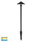 Bitta 316 Stainless Steel Black 3w LED Garden Spike Light