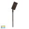 Tivah Antique Brass TRI Colour LED Garden Spike Light