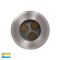 Split 316 Stainless Steel TRI Colour 3w LED Inground Light