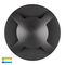 Viale Graphite Coloured Brass TRI Colour LED Four Way Driveway Light