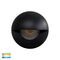 Elite Black Aluminium LED Wall or Step Light with Eyelid