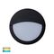Roto Black LED Bunker Light with Eyelid