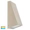Taper 316 Stainless Steel TRI Colour LED Wedge Wall Light