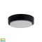 Liptor Black 20w Ceiling Mounted LED Oyster