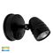 Focus Polycarbonate Black Single Adjustable Spot Light