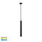 Henger Black 6w Cylinder LED Pendant