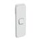 Clipsal Iconic, Switch Plate Skin, 1 Gang, Vertical Mount, Clip-On - Cool Grey