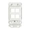 Clipsal Iconic, Switch Grid, 4 Gang, Horizontal/Vertical Mount