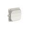 Clipsal Iconic, Rocker Toggle, 3-Position Blank - Warm Grey