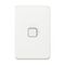 Clipsal Iconic, Switch Plate Skin, 1 Gang, Horizontal/Vertical Mount, Clip-On - Vivid White