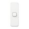 Clipsal Iconic, Switch Plate Skin, 1 Gang, Vertical Mount, Clip-On - Vivid White
