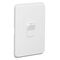 Clipsal Iconic, Switch Plate Skin, 1 Gang, COOKER, Horizontal/Vertical Mount250V, 45A, Clip-On - Extra Vivid White