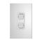 Clipsal Iconic, Styl Switch Plate Skin, Vertical/Horizontal, 2 Gang - Silver