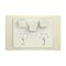 Clipsal Iconic, Styl Double Power Point Skin with 1 extra switch, Horizontal Mount, 250V, 10A - Crowne