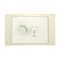 Clipsal Iconic, Styl Single Power Point Skin, Horizontal Mount, 250V, 10A - Crowne