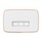 Clipsal Iconic, Essence USB Charging Station Skin, 3 Gang - Arctic White